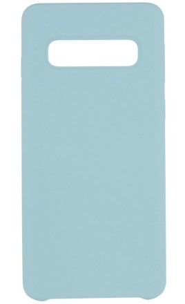 Накладка силиконовая Silicone Cover для Samsung Galaxy S10 G973 голубая