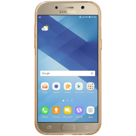 Накладка силиконовая Nillkin Nature TPU Case для Samsung Galaxy A5 (2017) A520 золотая