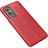 Накладка силиконовая для OnePlus 9 под кожу красная