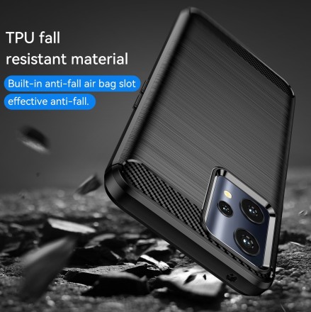 Накладка силиконовая для OnePlus Nord CE 2 Lite 5G / Realme 9 Pro 5G карбон сталь чёрная