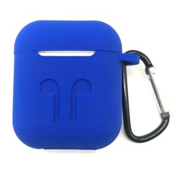 Чехол силиконовый для Apple Air Pods Blue (синий)