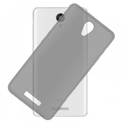 Накладка силиконовая для Xiaomi Redmi Note 2 прозрачно-черная