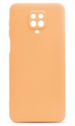 Накладка силиконовая Silicone Cover для Xiaomi Redmi Note 9 Pro / Xiaomi Redmi Note 9S пудровая