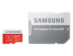 Карта памяти Samsung Micro SD EVO Plus 32Gb Class 10 с адаптером SD MB-MC32DA/RU