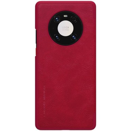 Чехол-книжка Nillkin Qin Leather Case для Huawei Mate 40 Pro красный