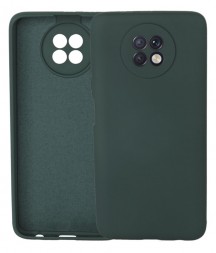 Накладка силиконовая Silicone Cover для Xiaomi Redmi Note 9T зеленая