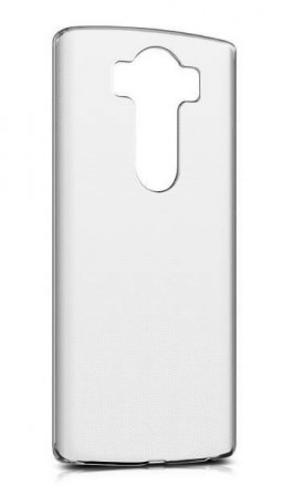 Накладка силиконовая для LG V10 H961 прозрачно-черная