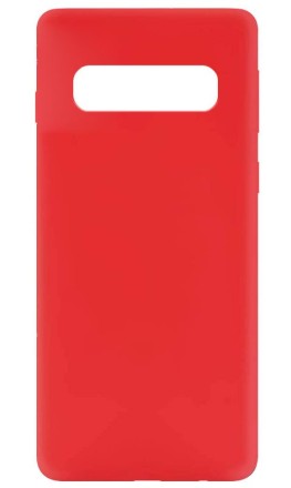 Накладка силиконовая Silicone Cover для Samsung Galaxy S10 G973 красная