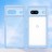 Накладка пластиковая для Google Pixel 7 с силиконовой окантовкой голубая