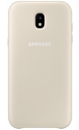 Накладка Samsung Dual Layer Cover для Samsung Galaxy J7 (2017) J730 EF-PJ730CFEGRU золотистая