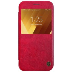 Чехол-книжка Nillkin Qin Leather Case для Samsung Galaxy A3 (2017) A320 красный
