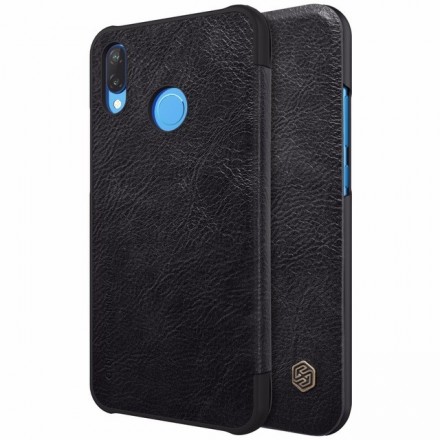 Чехол-книжка Nillkin Qin Leather Case для Huawei P20 Lite 2018 / Nova 3E чёрный