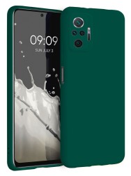 Накладка силиконовая Silicone Cover для Xiaomi Redmi Note 10 Pro зелёная 