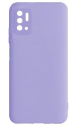Накладка силиконовая Silicone Cover для Xiaomi Redmi Note 10T / Xiaomi Redmi Note 10 5G / Poco M3 Pro сиреневая