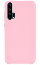 Накладка силиконовая Silicone Cover для Huawei Honor 20 Pro розовая