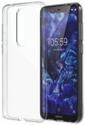 Накладка Nokia Clear Case для Nokia 5.1 Plus CC-151 (8P00000014) прозрачная