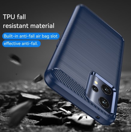 Накладка силиконовая для OnePlus Nord CE 2 Lite 5G / Realme 9 Pro 5G карбон сталь синяя