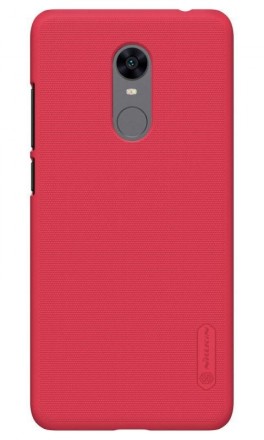 Накладка пластиковая Nillkin Frosted Shield для Xiaomi Redmi 5 Plus красная
