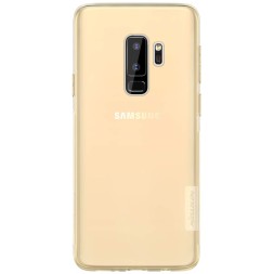 Накладка силиконовая Nillkin Nature TPU Case для Samsung Galaxy S9 Plus G965 прозрачно-золотистая