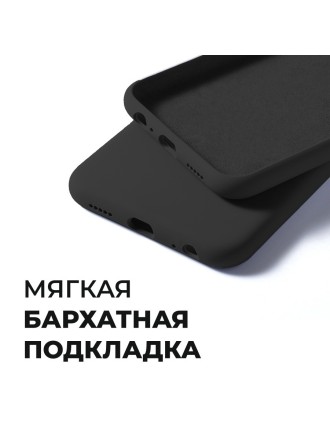 Накладка силиконовая Silicone Cover для Xiaomi Redmi Note 9T чёрная