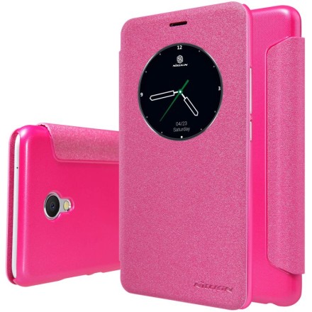 Чехол-книжка Nillkin Sparkle Series для Meizu MX6 розовый