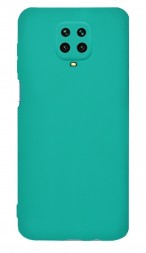 Накладка силиконовая Silicone Cover для Xiaomi Redmi Note 9 Pro / Note 9S бирюзовая