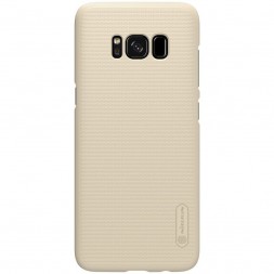 Накладка пластиковая Nillkin Frosted Shield для Samsung Galaxy S8 G950 золотистая