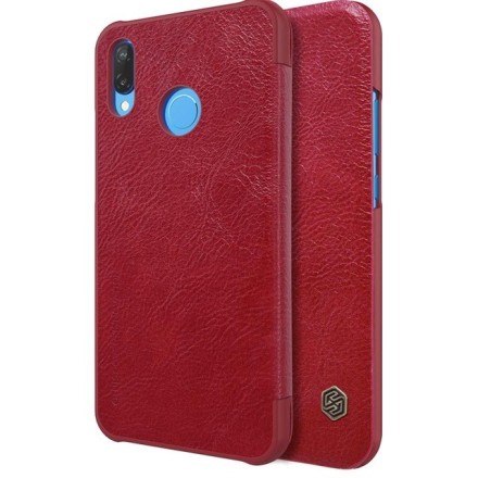 Чехол-книжка Nillkin Qin Leather Case для Huawei P20 Lite 2018 / Nova 3E красный