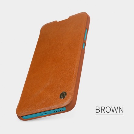 Чехол Nillkin Qin Leather Case для Xiaomi Redmi K30 Pro / Poco F2 Pro Brown (коричневый)