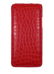Чехол для HTC One Mini M4 красный крокодил
