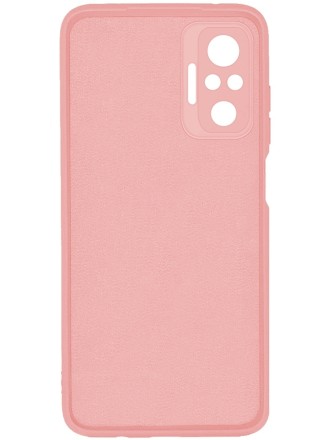 Накладка силиконовая Silicone Cover для Xiaomi Redmi Note 10 Pro розовая