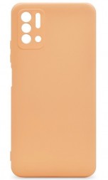 Накладка силиконовая Silicone Cover для Xiaomi Redmi Note 10T / Xiaomi Redmi Note 10 5G / Poco M3 Pro пудровая