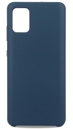 Накладка силиконовая Silicone Cover для Samsung Galaxy A31 A315 синяя