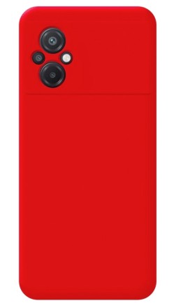 Накладка силиконовая Silicone Cover для Poco M5 красная