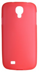 Накладка силиконовая для Samsung Galaxy S4 i9500/9505 матовая красная