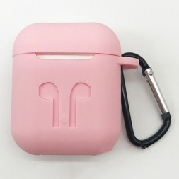 Чехол силиконовый для Apple Air Pods Pink (розовый)