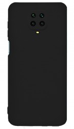 Накладка силиконовая Silicone Cover для Xiaomi Redmi Note 9 Pro / Note 9S черная
