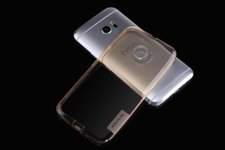 Накладка силиконовая Nillkin Nature TPU Case для HTC 10/10 Lifestyle прозрачно-золотая