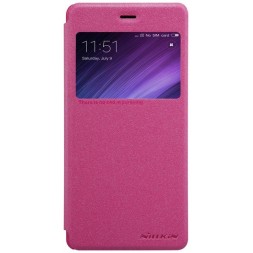 Чехол-книжка Nillkin Sparkle Series для Xiaomi Redmi 4A розовый
