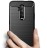 Накладка силиконовая для OnePlus 7T Pro карбон сталь чёрная