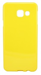 Накладка силиконовая для Samsung Galaxy A3 (2016) A310 глянцевая желтая