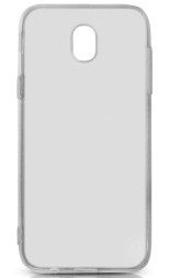 Накладка силиконовая для Samsung Galaxy J7 (2018) J737 прозрачно-чёрная