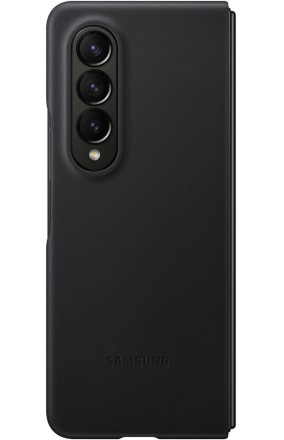 Накладка Leather Cover для Samsung Galaxy Z Fold4 EF-VF936LBEGRU чёрная