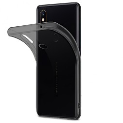 Накладка силиконовая для Xiaomi Mi Mix 2S прозрачно-черная