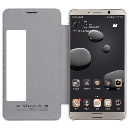 Чехол-книжка Nillkin Qin Leather Case для Huawei Mate 10 белый