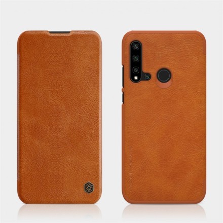Чехол Nillkin Qin Leather Case для Huawei P20 Lite 2019 / Nova 5i коричневый