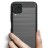Накладка силиконовая для Huawei P40 Lite карбон сталь черная