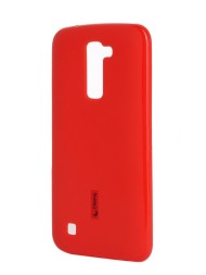 Накладка силиконовая Cherry для LG K10 K410/K430 красная