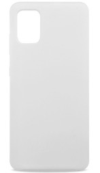 Накладка силиконовая Silicone Cover для Samsung Galaxy A31 A315 белая