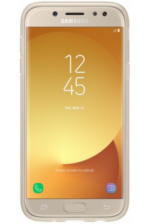 Накладка Samsung Jelly Cover для Samsung Galaxy J7 (2017) J730 EF-AJ730TFEGRU золотая